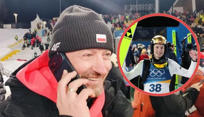 Minister sportu szalał, Małysz wzruszony. Nagle telefon. "Co ty, płaczesz?"