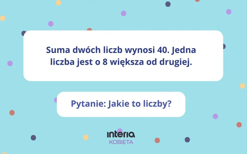 Matematyczne wyzwanie na dobry początek dnia. Podejmiesz wyzwanie?