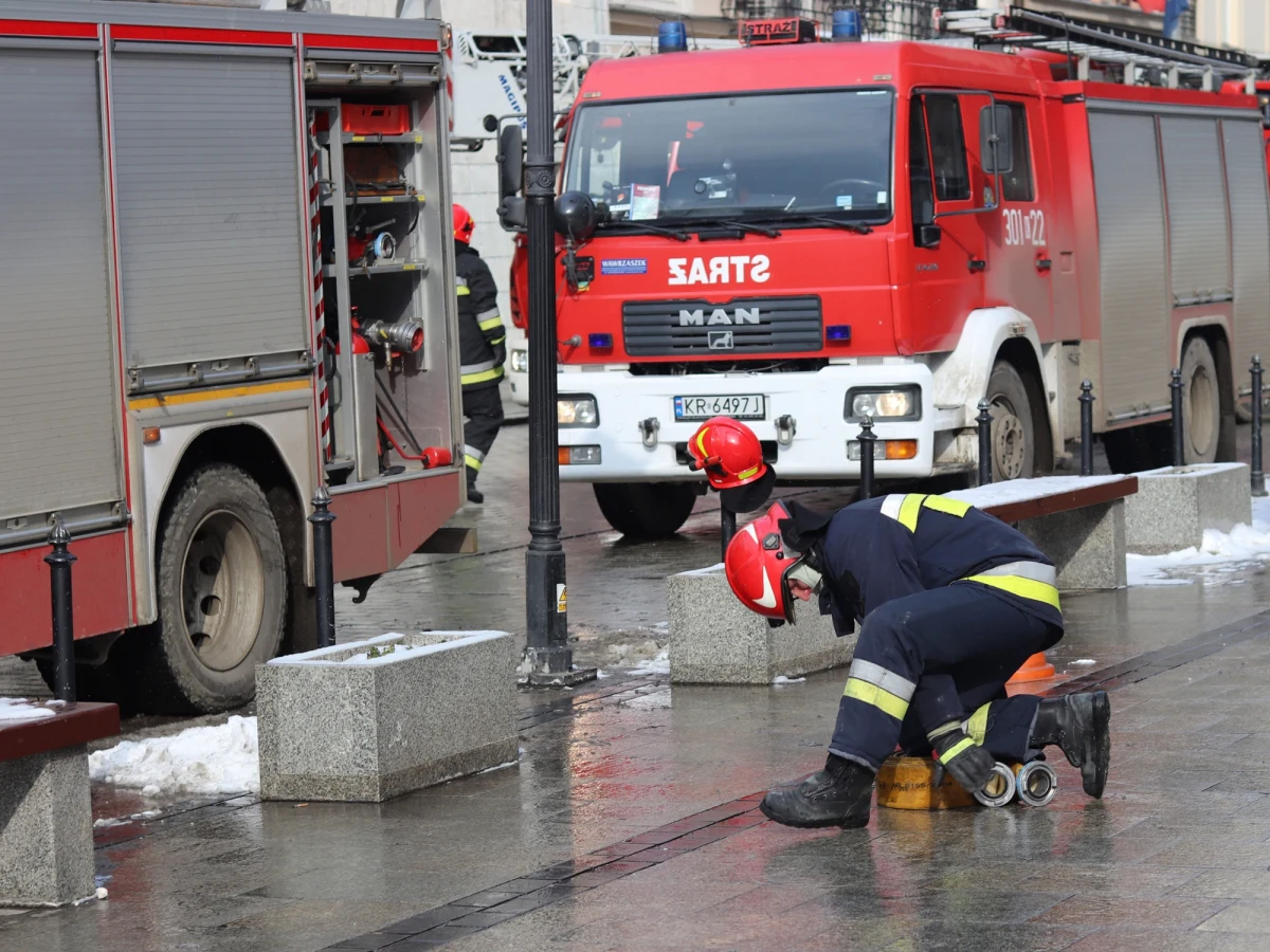 Pożar poddasza kamienicy przy ulicy Bukowskiej w Grodzisku Wielkopolskim. Jak informuje reporter RMF FM Michał Dobrołowicz, konieczna była ewakuacja mieszkańców.