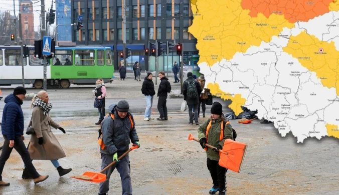 Odwilż w bardzo niebezpiecznej wersji. Może dochodzić do wypadków