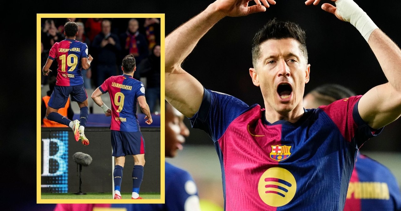 4 minuty wystarczyły. Lewandowski i Yamal okpili rywali. Przesądził 9. gol
