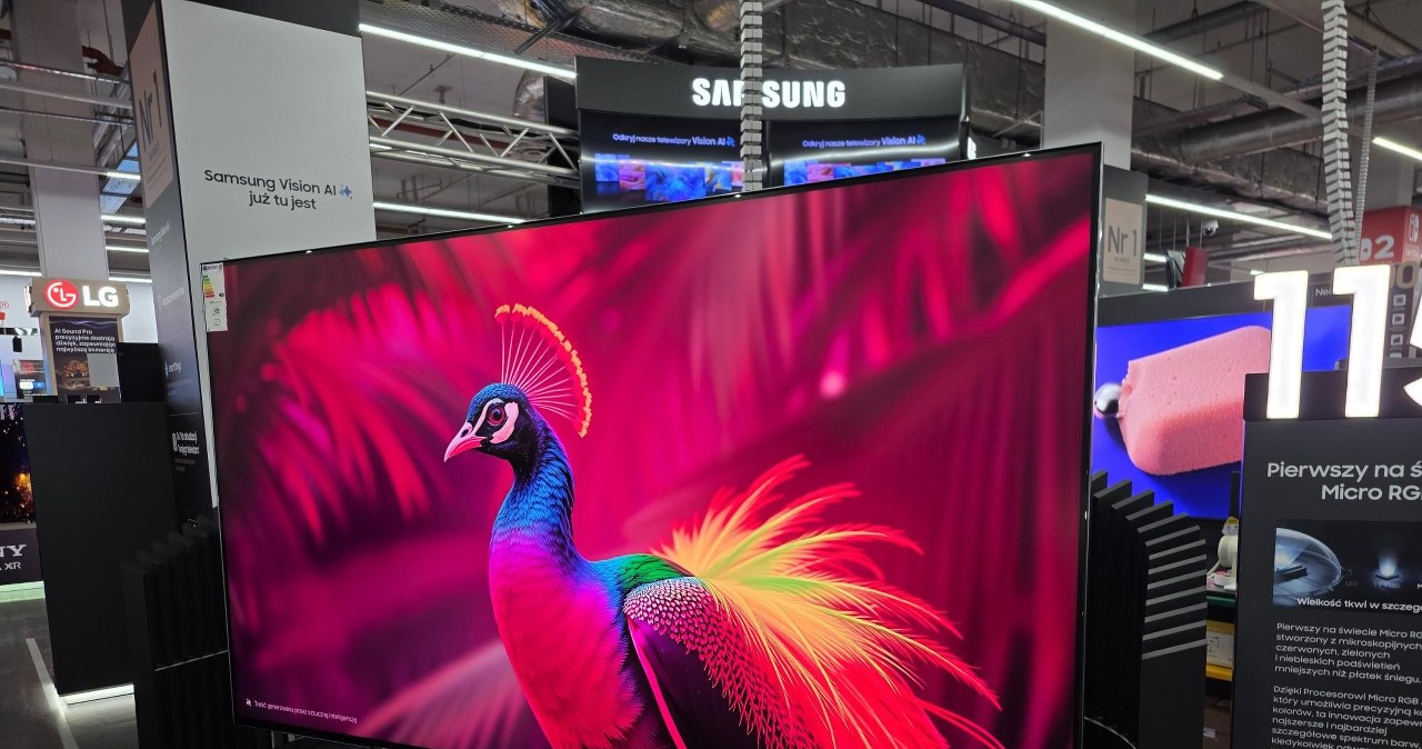 Wielki telewizor Micro RGB zajmie całą ścianę i wyczyści konto