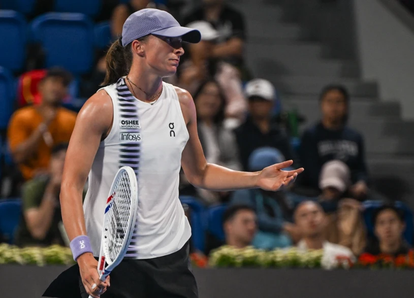 Wyrównany mecz Świątek o ćwierćfinał. euforia na koniec, a potem te słowa