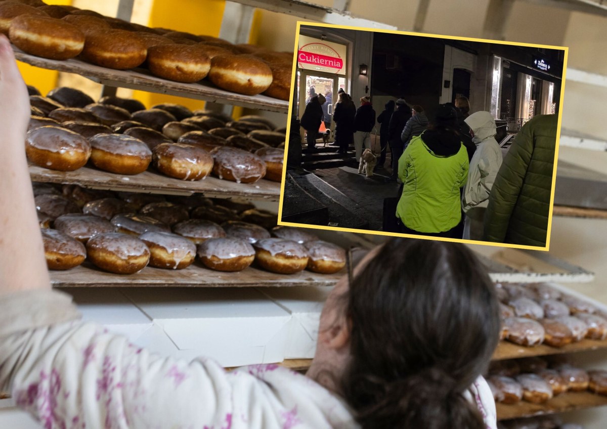 Tłusty czwartek 2026. Kolejki po pączki ustawiły się już w środku nocy. Lekarz grzmi