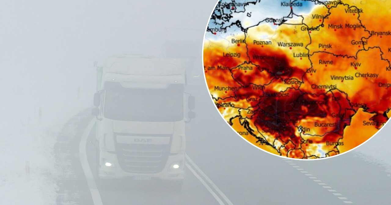 Gęste mgły mogą się utrzymać przez cały dzień. To tylko jedno z zagrożeń