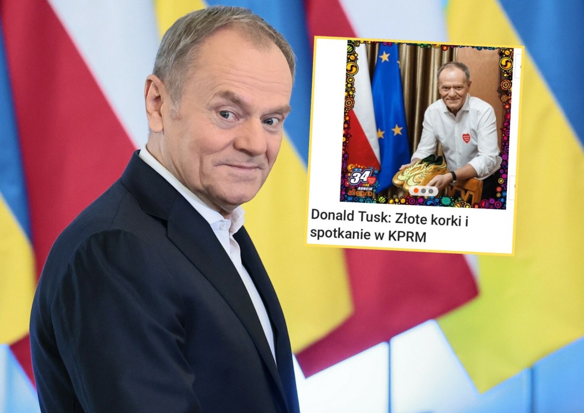 "Piękny wynik" na WOŚP. Rekordowa suma za złote korki Donalda Tuska