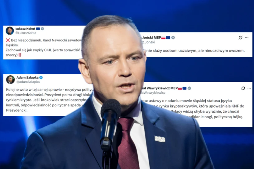 Fala komentarzy po wetach prezydenta. "Nawrocki, nie masz wstydu"
