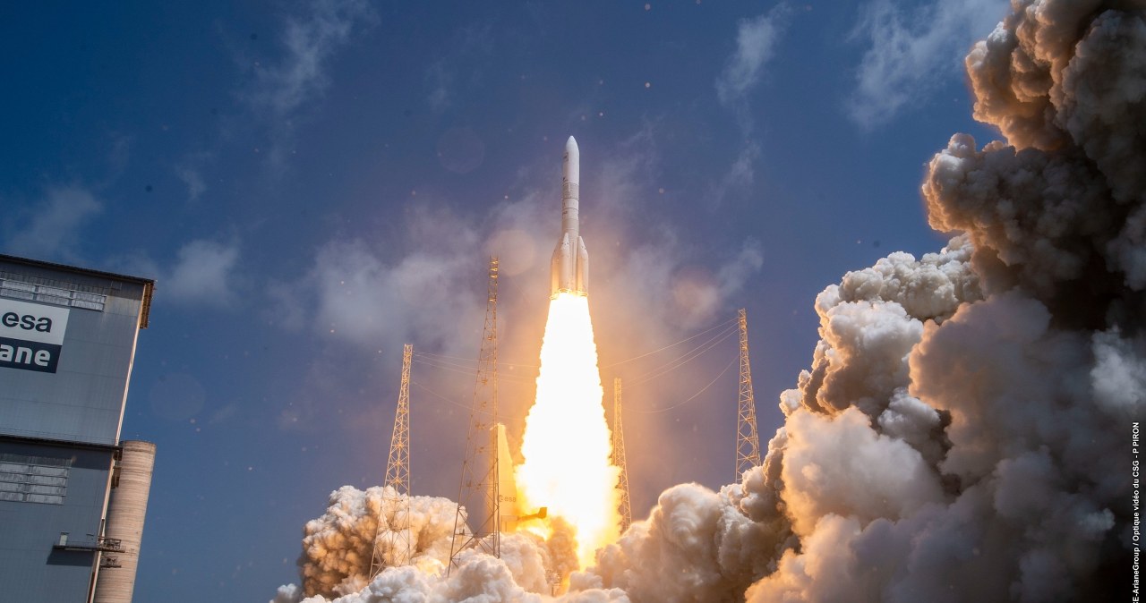Najpotężniejsza rakieta Europy odbyła pierwszy lot w kosmos