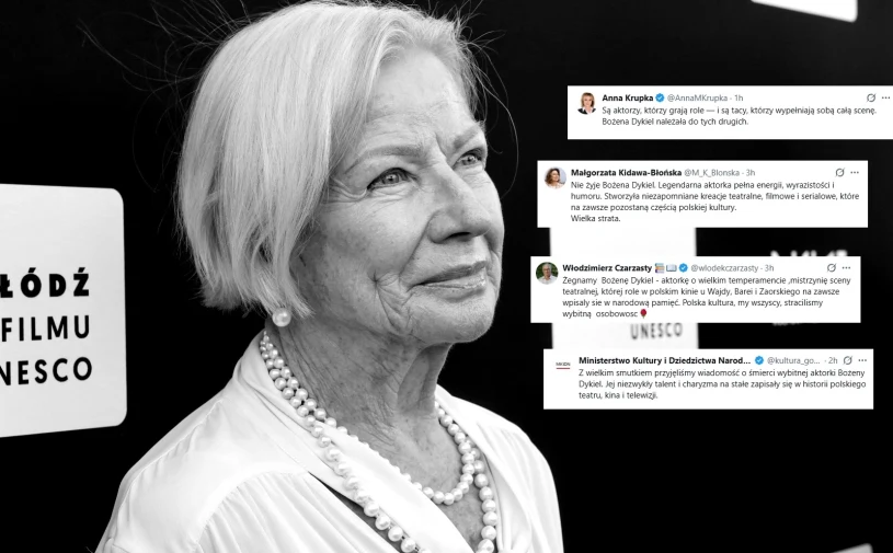 Politycy żegnają Bożenę Dykiel. "Niepowetowana strata"