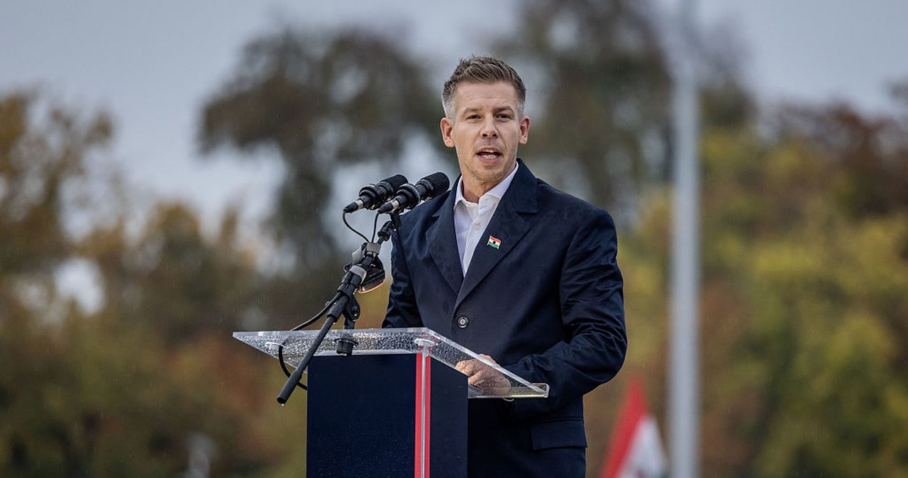 Nagrali lidera węgierskiego gorszego sortu i jego partnerkę. Magyar reaguje