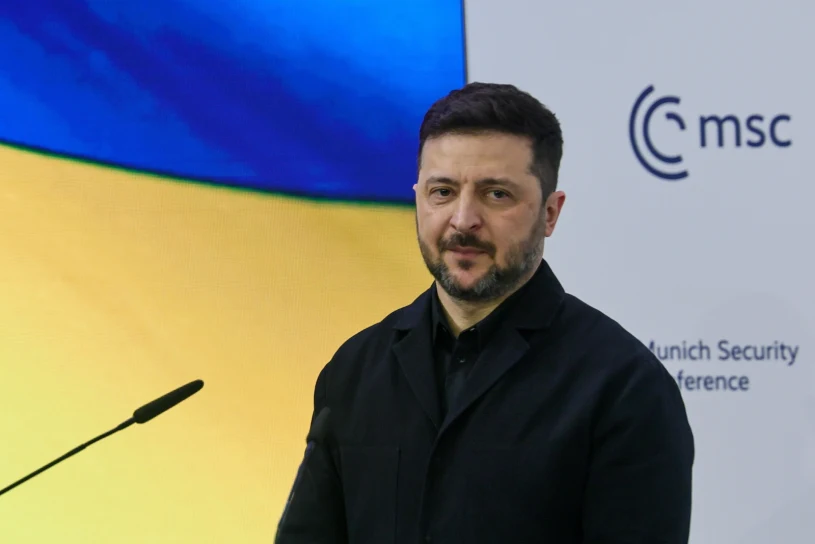 Mocne słowa Zełenskiego o NATO w Monachium. " To niemądre"