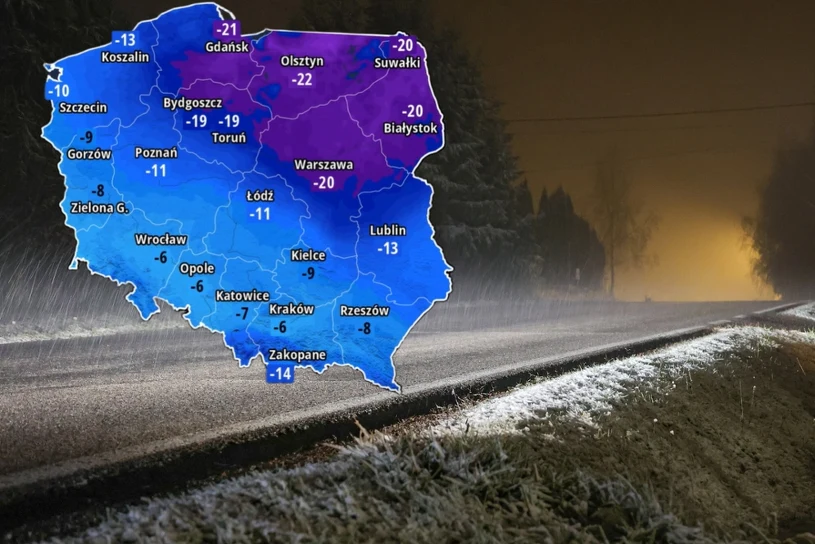 Zima była w odwrocie tylko na chwilę. Na termometrach -20 stopni