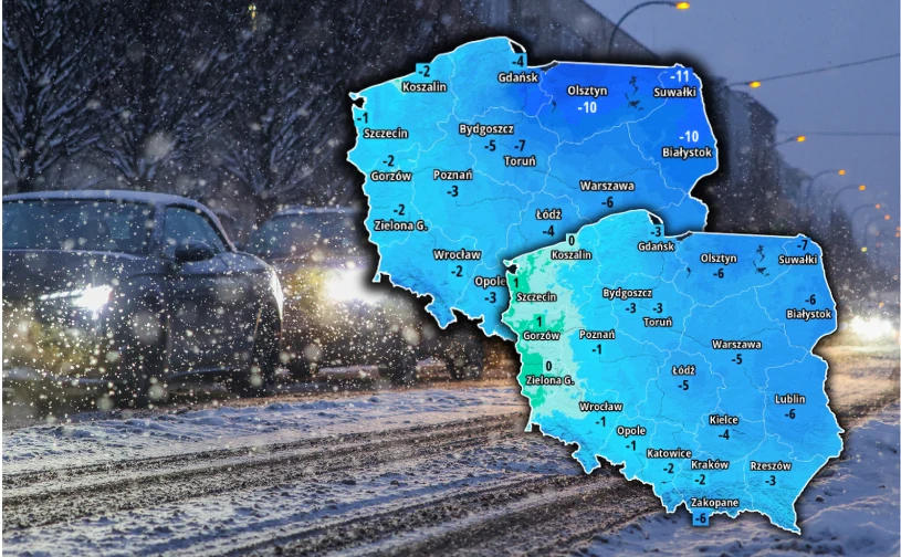 Siarczysty mróz nadciąga. IMGW wydał ostrzeżenia, także przed śniegiem