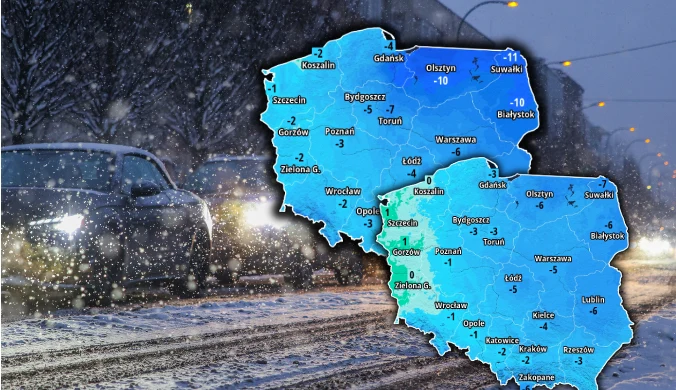 Siarczysty mróz nadciąga. IMGW wydał ostrzeżenia, także przed śniegiem