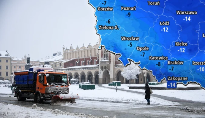 Felix przynosi poważne zmiany. Zima uderza w całym kraju