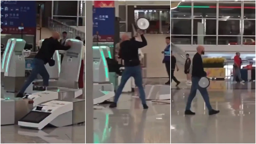 Demolka na lotnisku. Groźny incydent z udziałem turysty z Wielkiej Brytanii