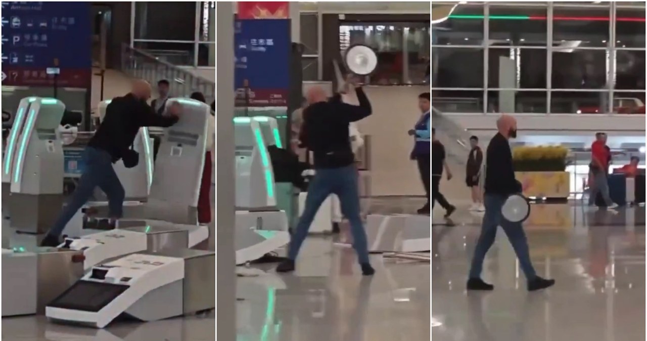 Demolka na lotnisku. Groźny incydent z udziałem turysty z Wielkiej Brytanii