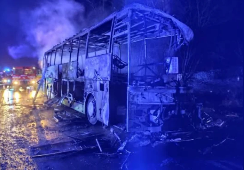 Tragiczny wypadek polskiego autokaru na Słowacji. Nie żyje jedna osoba