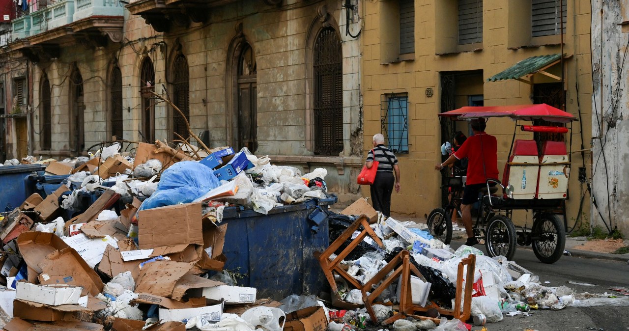 Hawana tonie w śmieciach. Powód jest zaskakujący Hawana tonie w śmieciach. Powód jest zaskakujący