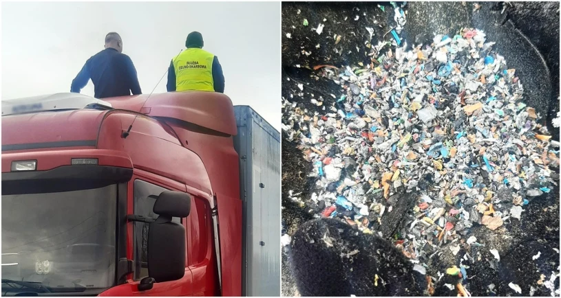 Transport 23 ton odpadów z Niemiec na A4. Akcja służb