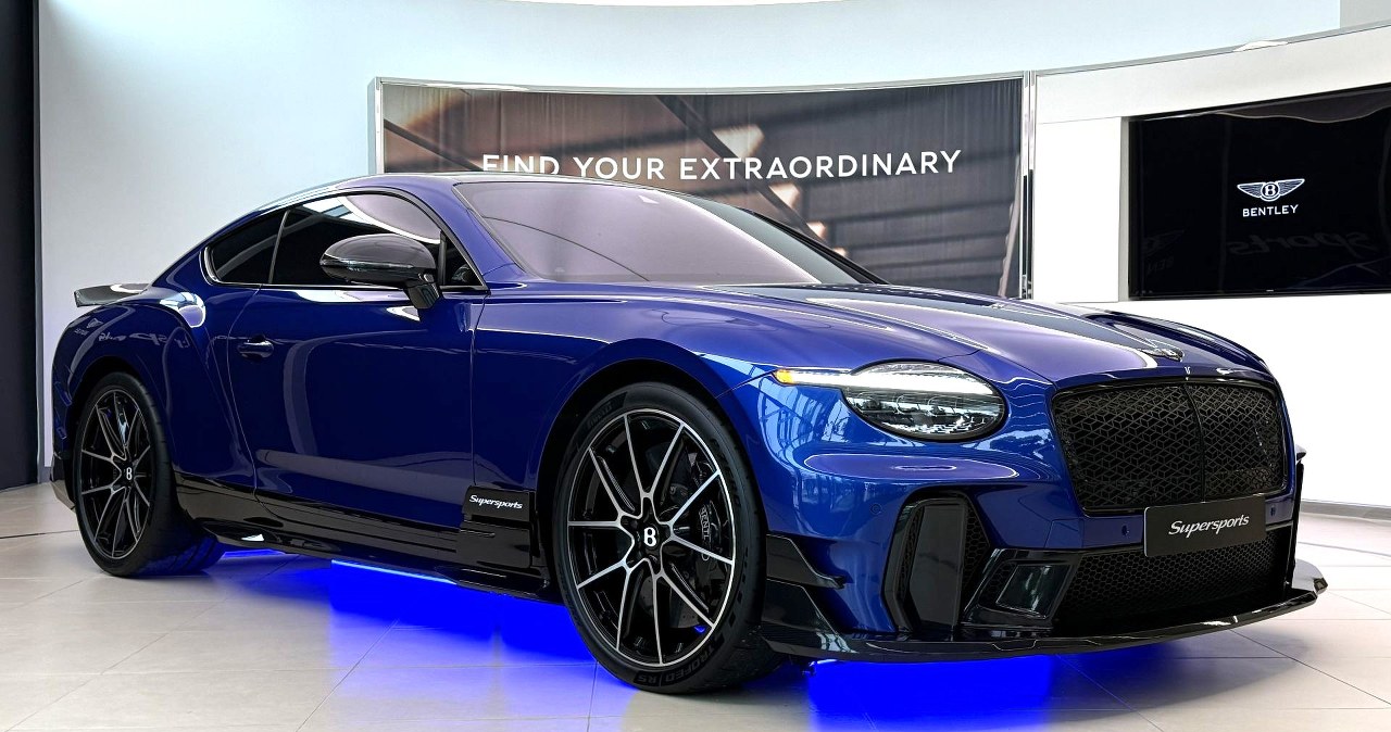 Bentley Continental GT Supersports z V8. Żadnej hybrydy, tylko 500 sztuk