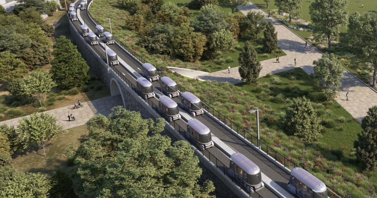 Testują przyszłość transportu. Autonomiczne kapsuły Glydways