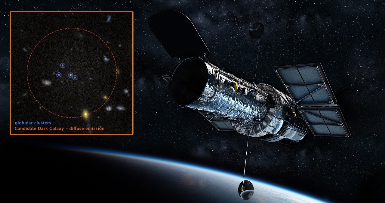 Teleskop odkrył galaktykę widmo. 99% jej masy to ciemna materia