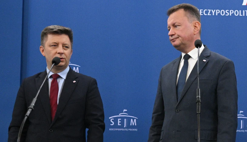 Wiadomość od Błaszczaka na tajnej grupie PiS. "Podważa całą narrację"