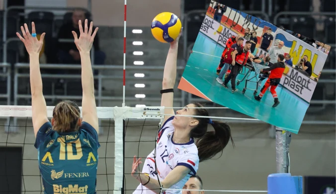 Zwycięstwo okupione groźną kontuzją. Siatkarka opuściła boisko na noszach 