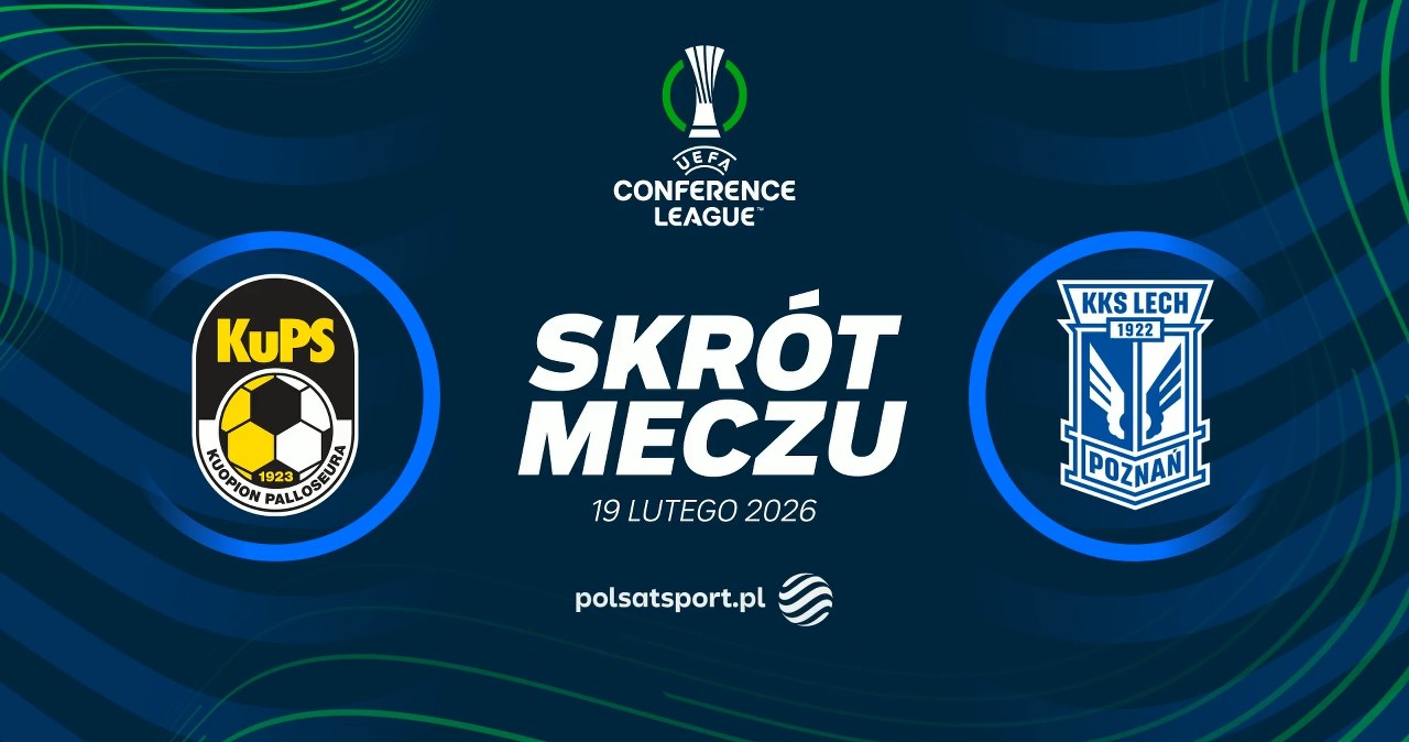 Liga Konferecji: KuPS - Lech Poznań. Skrót meczu. [WIDEO]