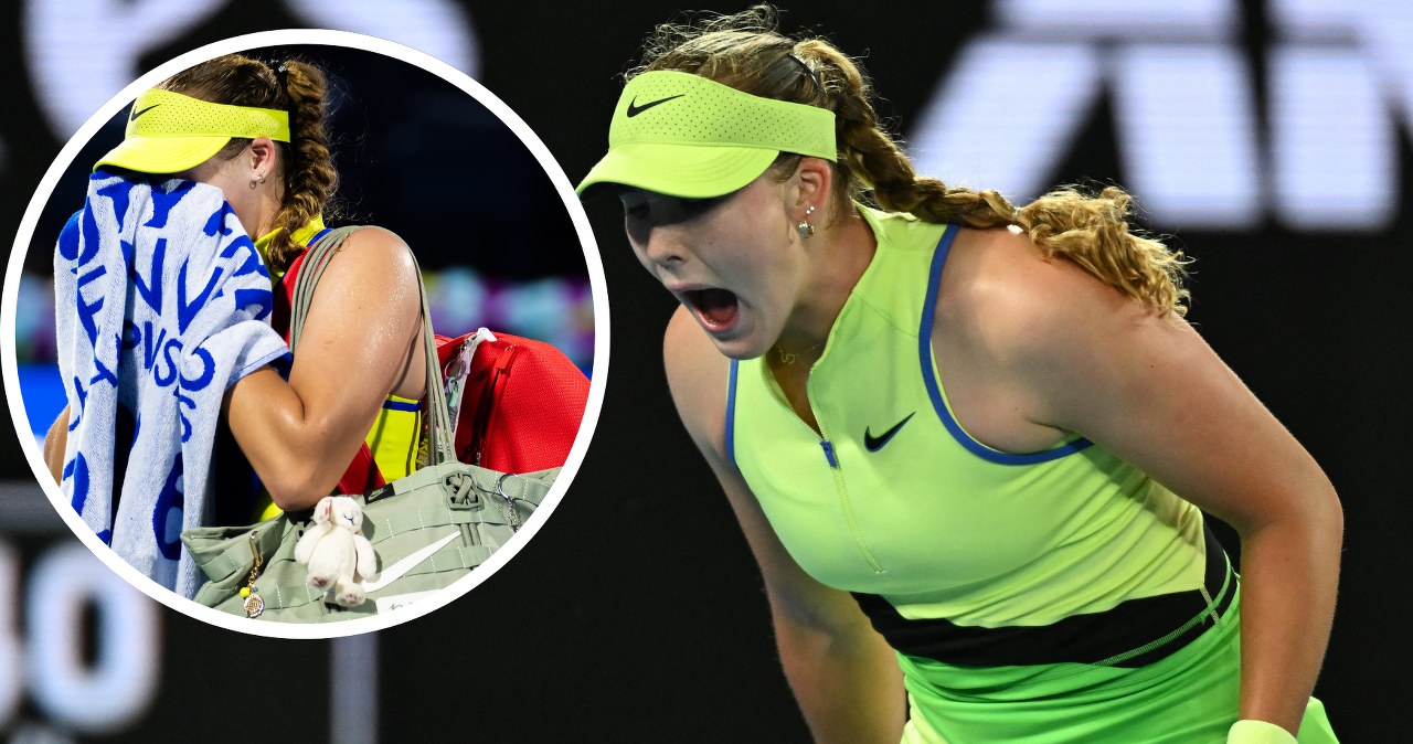 Andriejewa wpadła w szał, łzy na korcie. Rosjanie oburzeni. Lecą gromy po wpadce