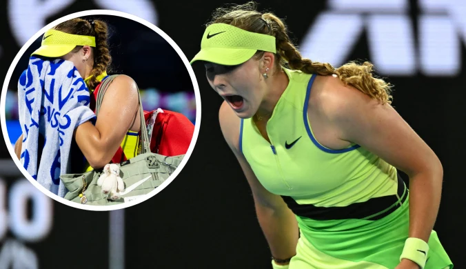 Andriejewa wpadła w szał, łzy na korcie. Rosjanie oburzeni. Lecą gromy