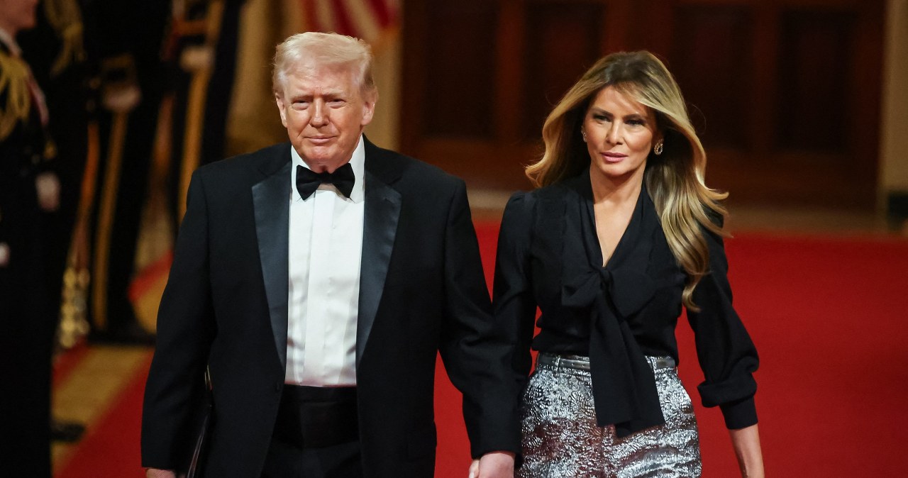 Melania Trump błyszczała na kolacji. Uwagę zwróciły jej nogi