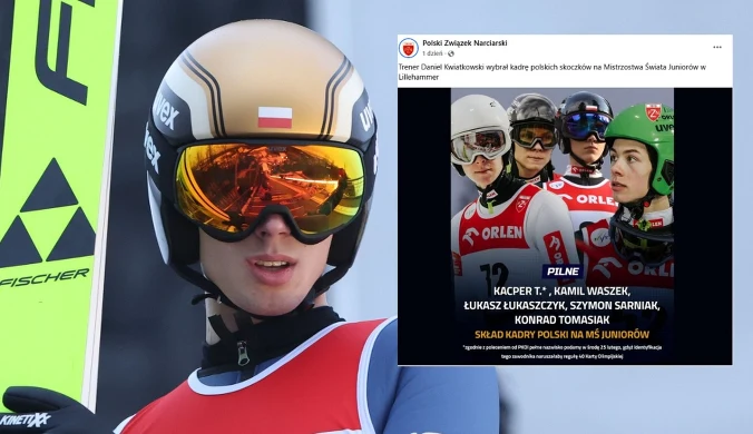 Burza po igrzyskach. Kacper Tomasiak stał się Kacprem T. PZN mówi o absurdzie