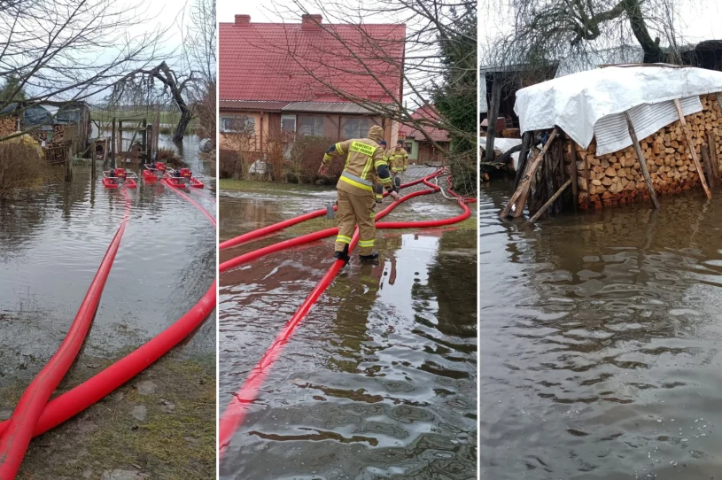 Woda zalewa piwnice i posesje. Ponad 400 akcji w jednym województwie