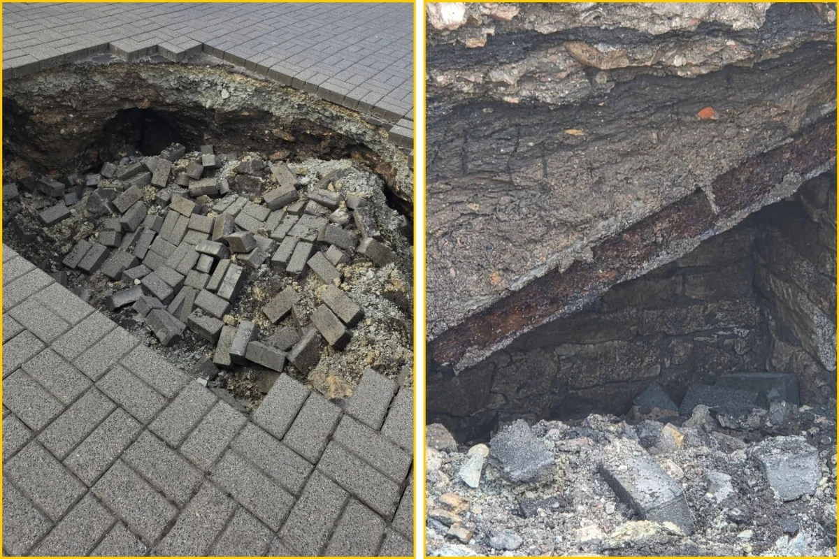 W centrum Olkusza (woj. małopolskie), w niewielkiej odległości od rynku, pojawiło się zapadlisko. Teren został zabezpieczony, a o sprawie poinformowano Państwowy Instytut Geologiczny.