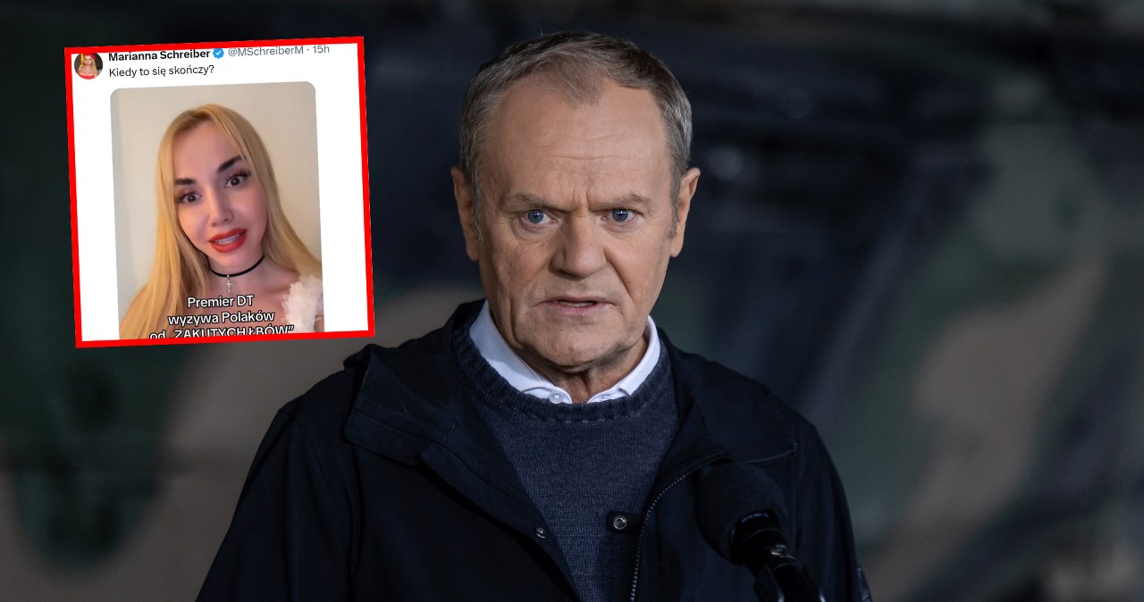 Tusk nie wytrzymał. Burza po słowach premiera. Schreiber z ostrą reakcją