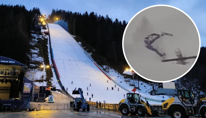 Jeden upadek po drugim, fani wstrzymali oddech. "Wszystko stało się czarne"