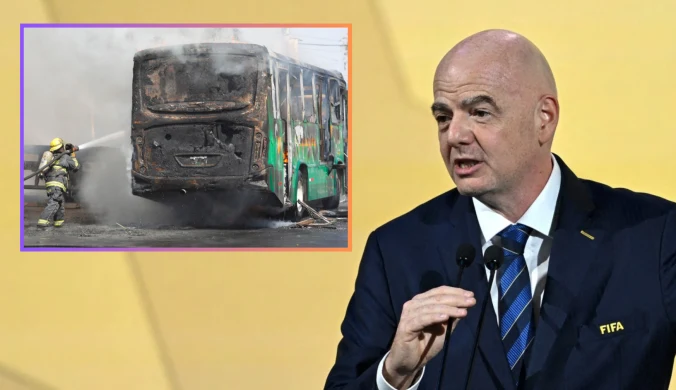 Chaos w Meksyku, ogień na ulicach. Niepokój ws. MŚ. Szef FIFA przekazuje
