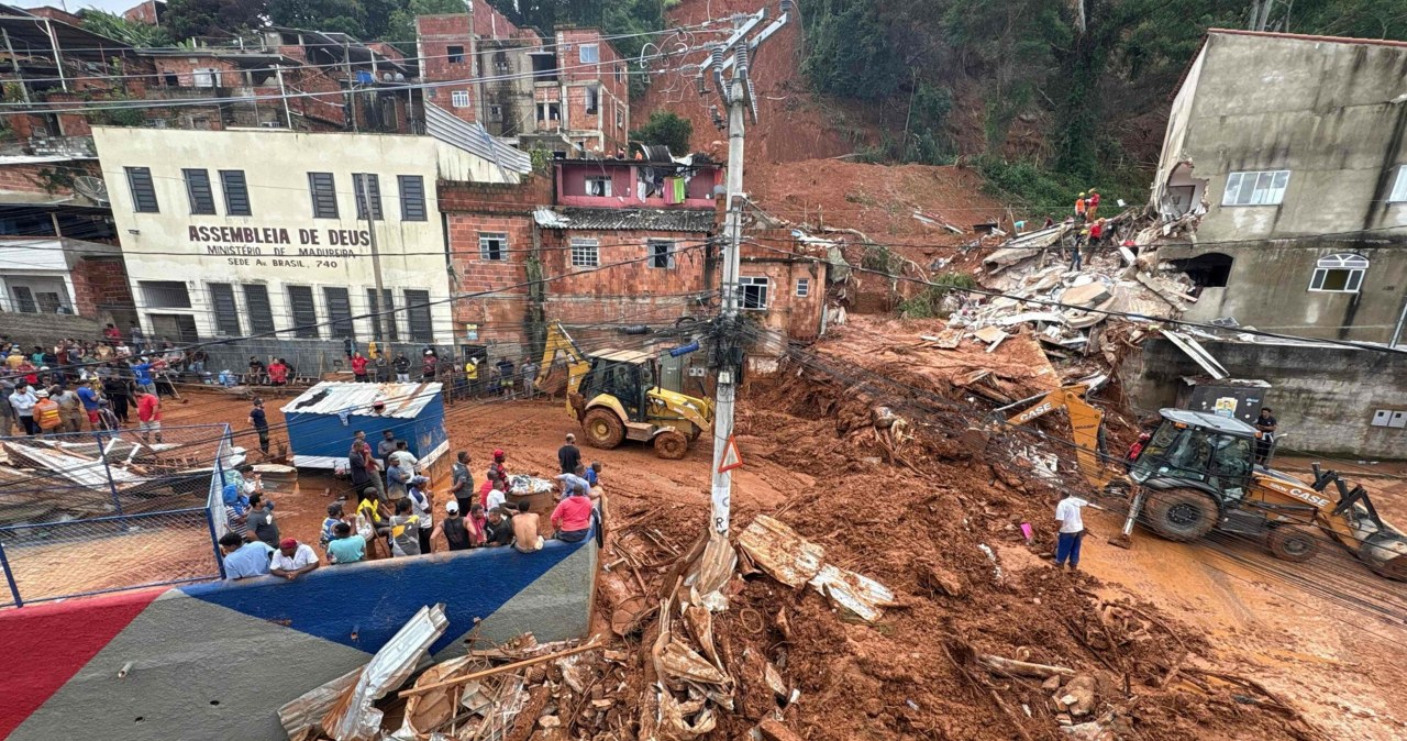 Pogodowe załamanie w Minas Gerais. Kilkadziesiąt lawin w jednym mieście