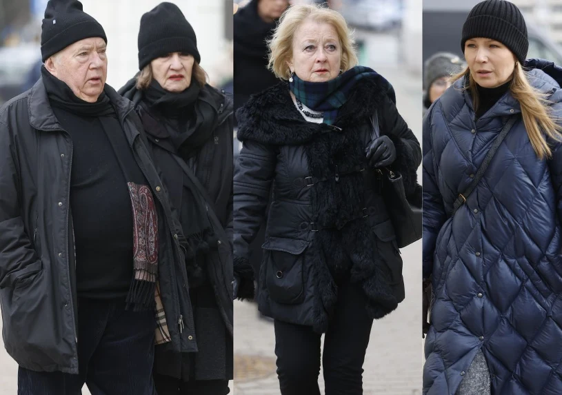 Trwa pogrzeb Bożeny Dykiel. Tłum gwiazd żegna aktorkę