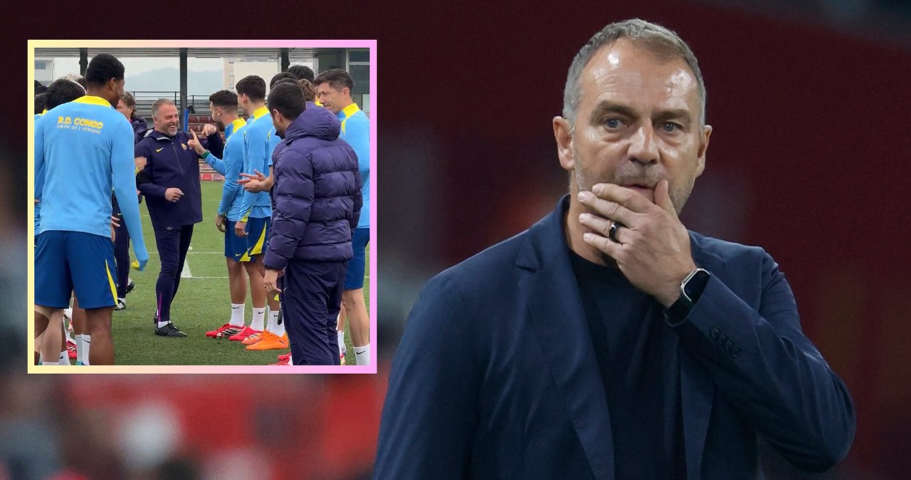 Tak zawodnicy Barcelony potraktowali Flicka. Lewandowski nie był wyjątkiem