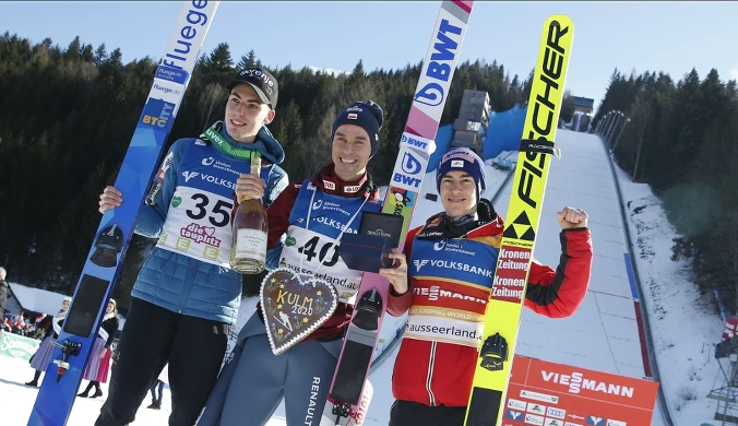 Piotr Żyła wystrzelił i nie dał szans rywalom. Wielkie świętowanie w Kulm