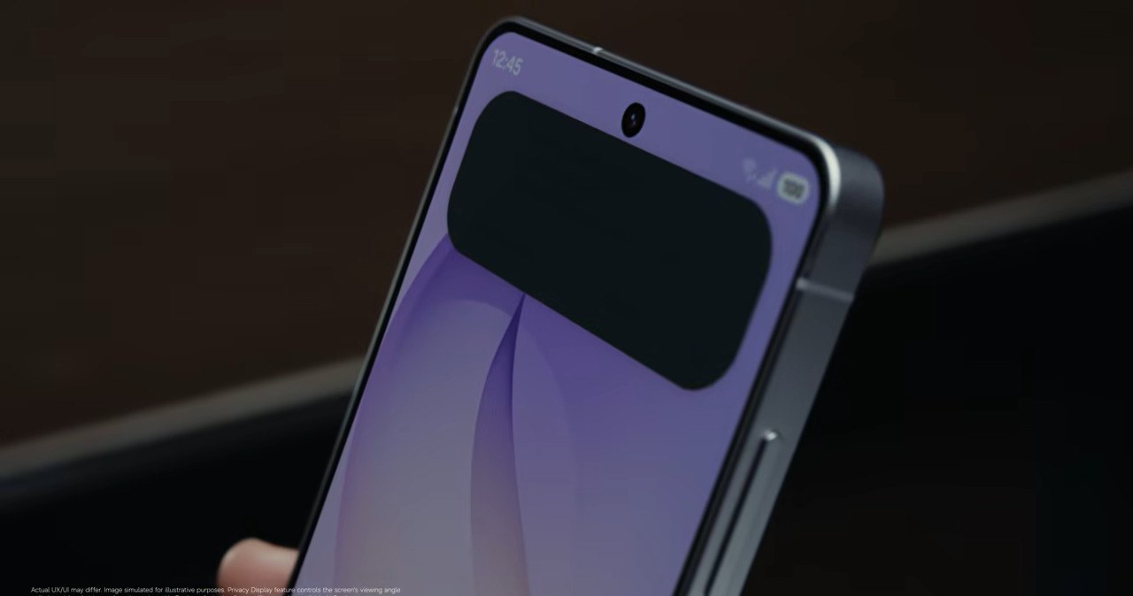 Rewolucja na nowym Samsungu. Ochronisz ekran przed podglądaczami