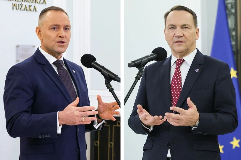 Sikorski odpowiada Nawrockiemu. "Mam nadzieję, iż się przesłyszałem"