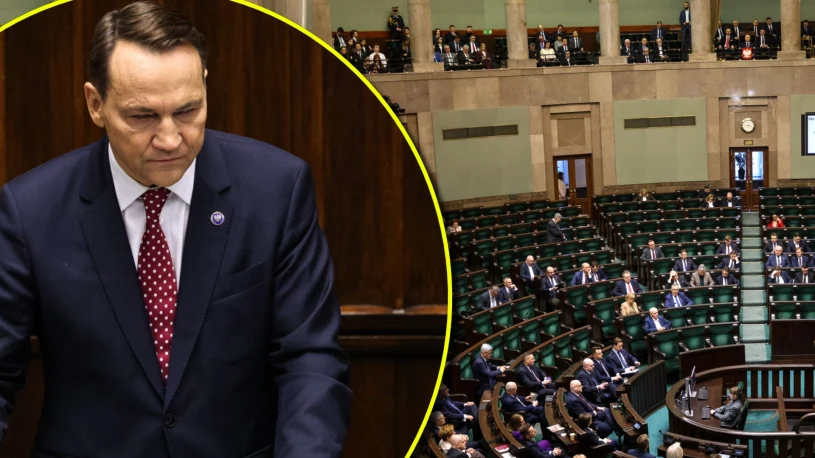 Posłowie PiS nieobecni na exposé Sikorskiego. "Zlekceważyli prezydenta".