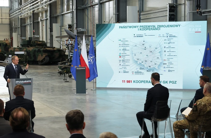 Te firmy zyskają na SAFE. Tusk pokazał mapę. "Wszędzie tam trafią pieniądze"