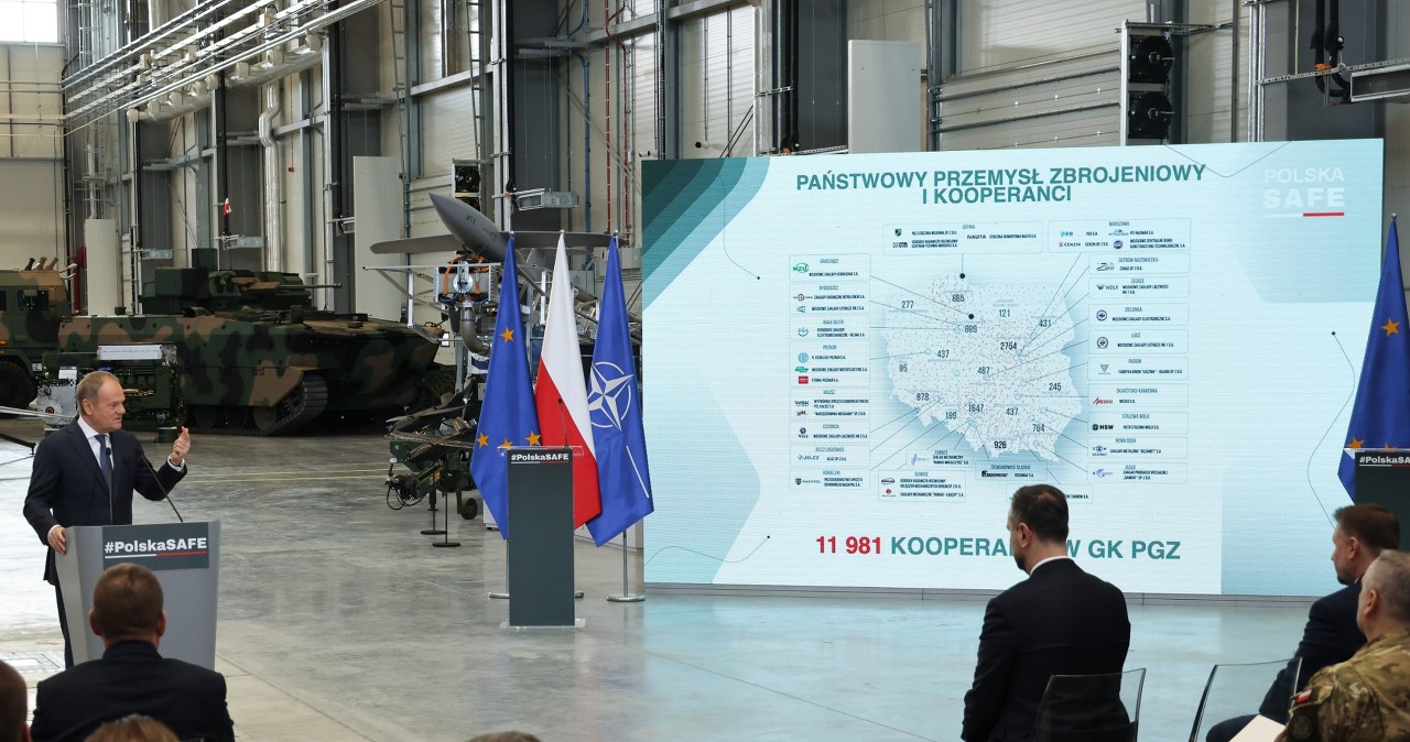 Te firmy zyskają na SAFE. Tusk pokazał mapę. "Wszędzie tam trafią pieniądze"