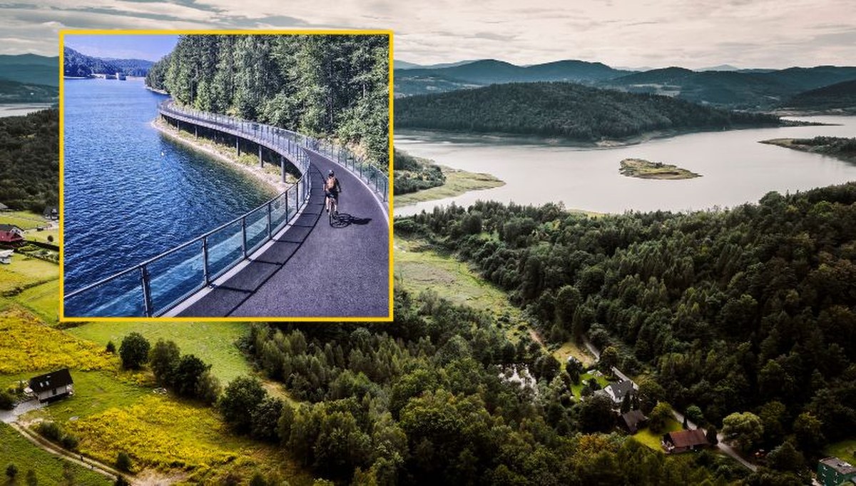To będzie jedna z piękniejszych tras. Rowerowy raj nad Jeziorem Mucharskim