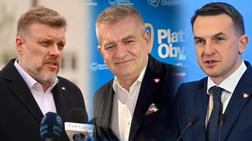 "Wojna domowa", "trzymamy kciuki". Politycy reagują na konflikt w PiS